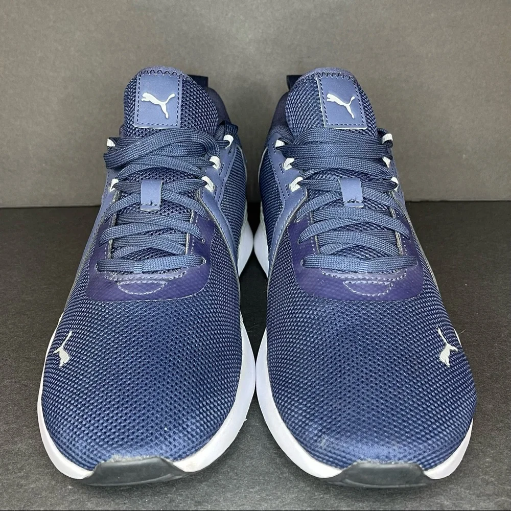 Puma Men's Pacer Net Cage Athletic Sneaker Softfoam Shoes Blue SIZE 9.5